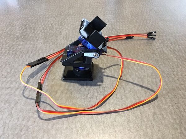 Pan Tilt Mount Assembled